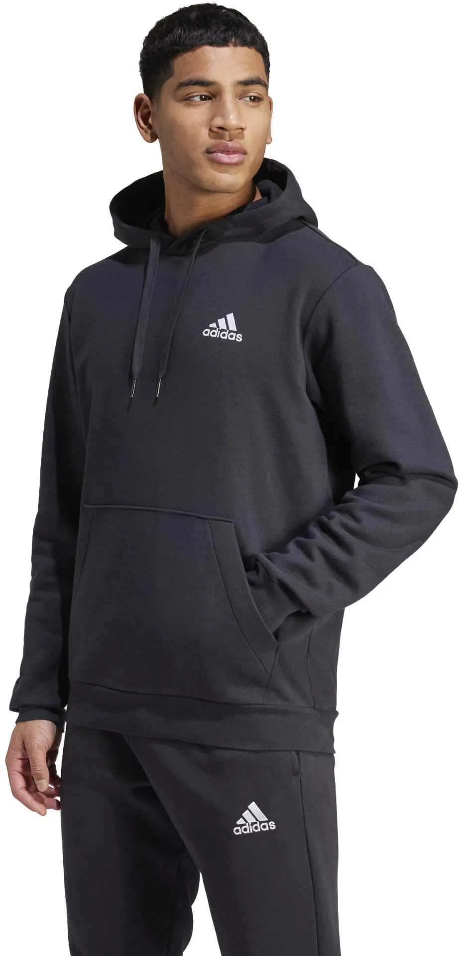 Pull à capuche en polaire Essentials