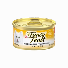 Fancy Feast Grilled Chicken & Beef Feast in Gravy 85g