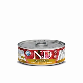 Farmina - N&D Quinoa Cat Wet Food Skin & Coat - Quail