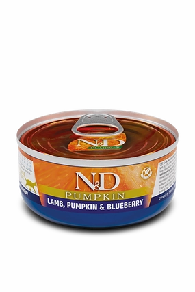 Farmina N&D Pumpkin Grain Free Lamb, Blueberry & Pumpkin Adult Canned Cat Food
