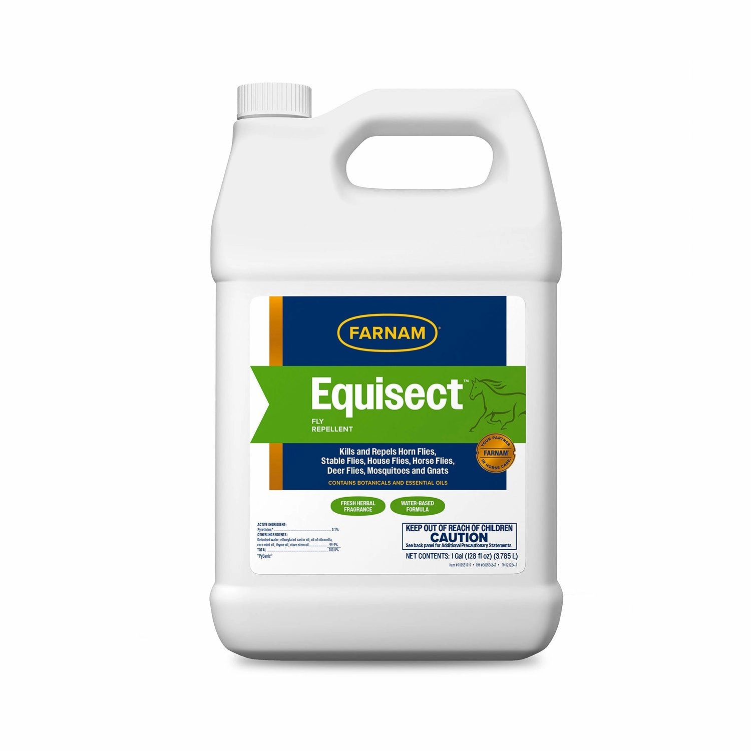 Farnam Equisect Water-Based Botanical Fly Repellent with Herbal Scent for Horses, Dogs and Cats