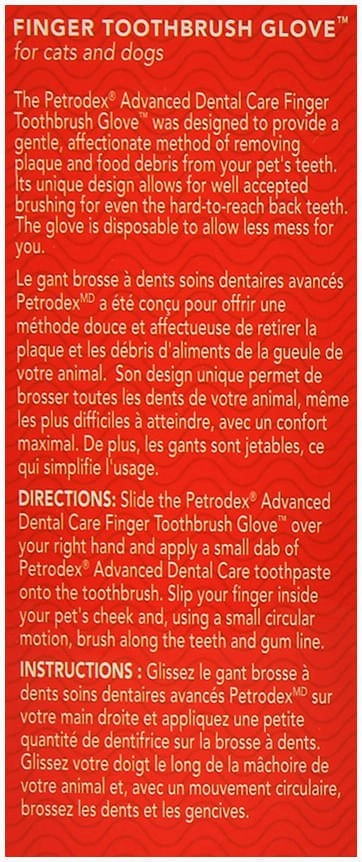 Finger Toothbrush Gloves for Dogs & Cats, 5 pk