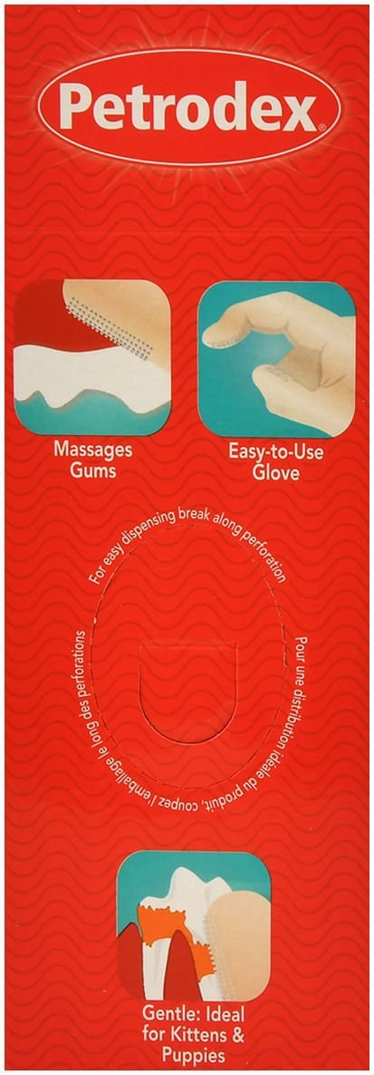 Finger Toothbrush Gloves for Dogs & Cats, 5 pk
