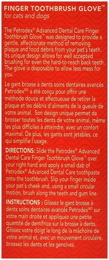 Finger Toothbrush Gloves for Dogs & Cats, 5 pk