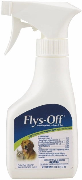 Flys-Off Insect Repellent Spray, 6 oz