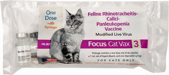 Focus Cat Vax 3 Cat Vaccine