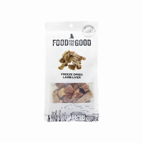 Food For The Good Dog & Cat Treats Freeze Dried Lamb Liver 70g