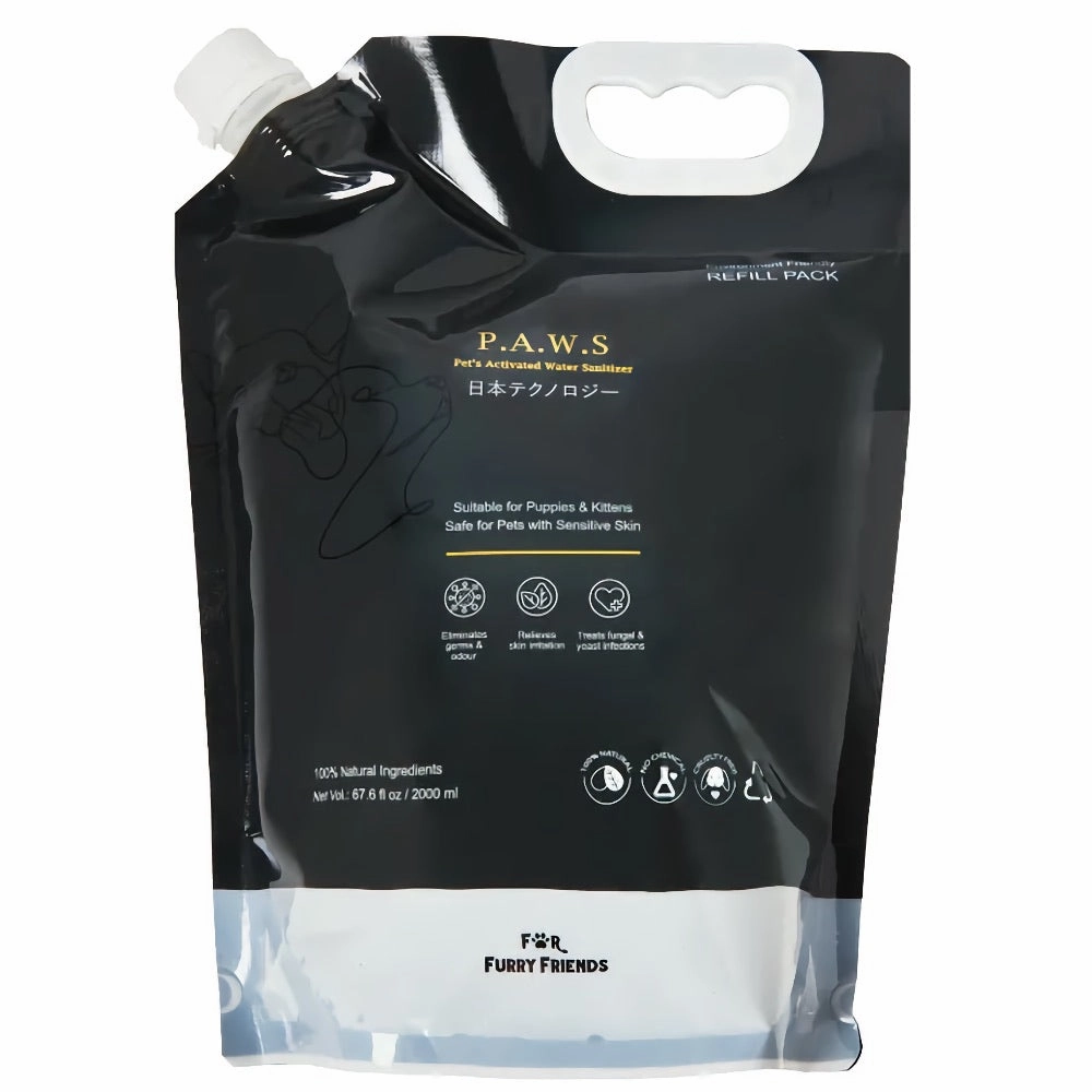 For Furry Friends P.A.W.S Pet's Activated Water Sanitizer For Cats & Dogs