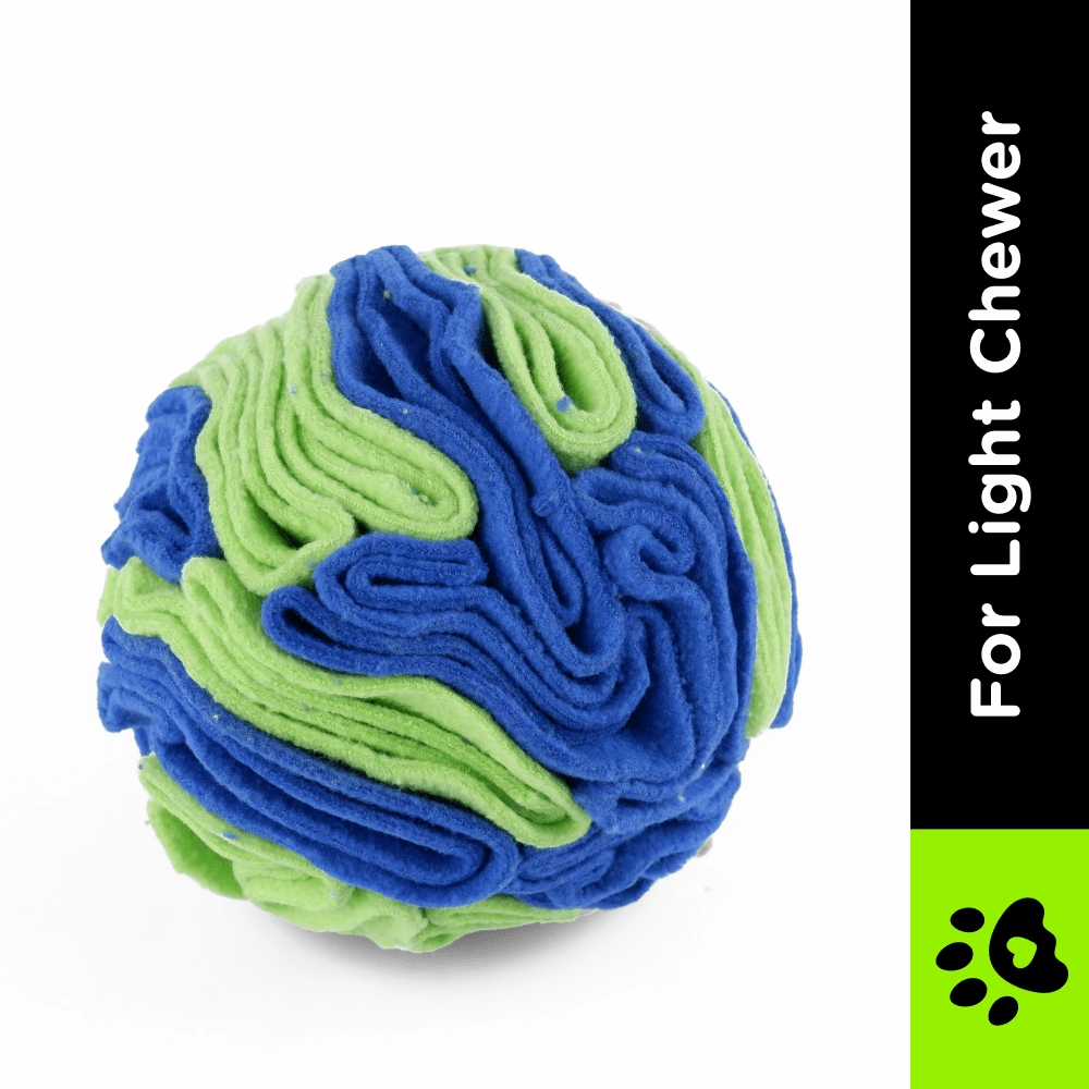 For The Love Of Dog Sniffer Ball Toy for Dogs (Blue/Green)