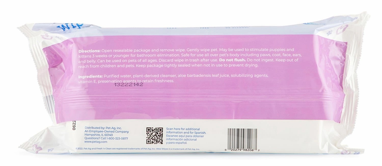 Fresh 'n Clean Wee Wipes, 64 ct
