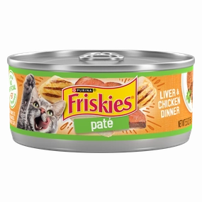 Friskies Pate Liver and Chicken Canned Cat Food