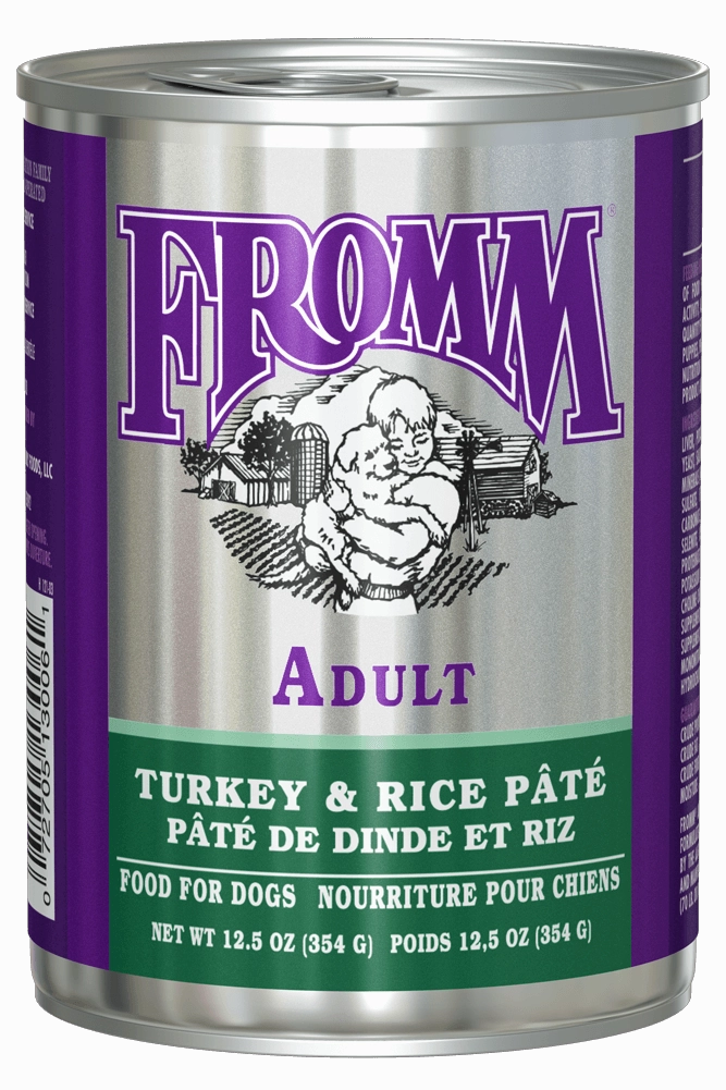 Fromm Classic Adult Turkey & Rice Pate Wet Dog Food