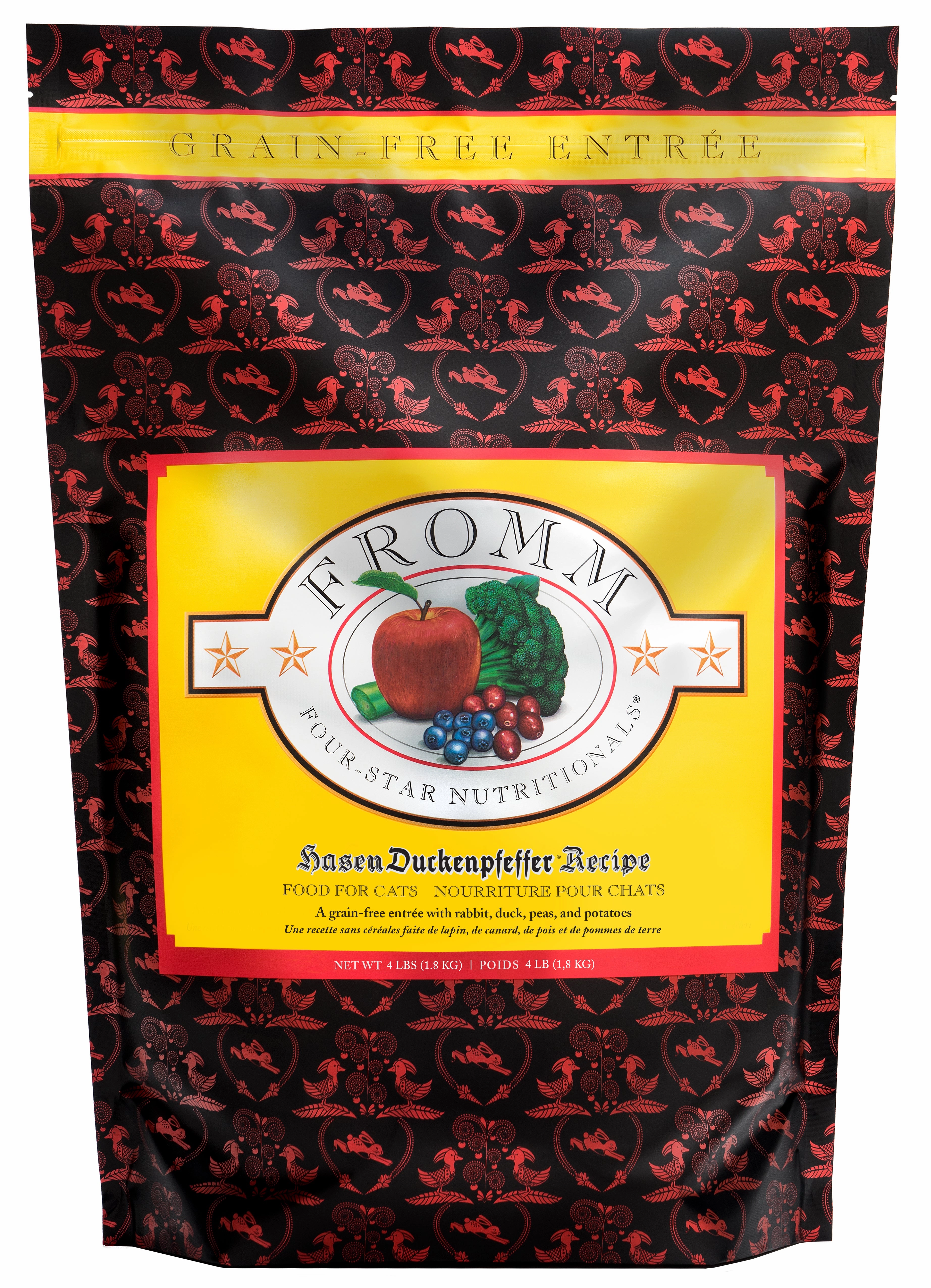 Fromm Four-Star Grain-Free Hasen Duckenpfeffer Dry Cat Food