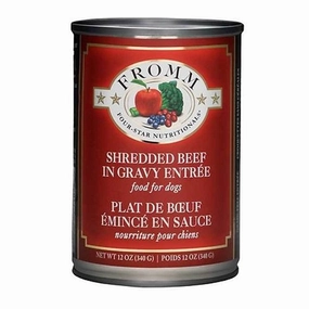 Fromm Shredded Beef in Gravy Wet Dog Food