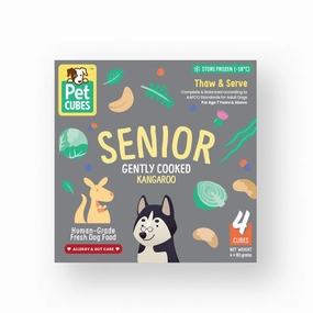 Frozen Fresh Human-Grade Gently Cooked Kangaroo Senior Dog Food