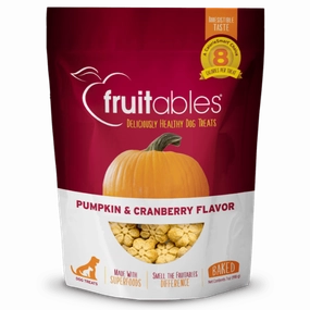 Fruitables Baked Pumpkin & Cranberry Dog Treats