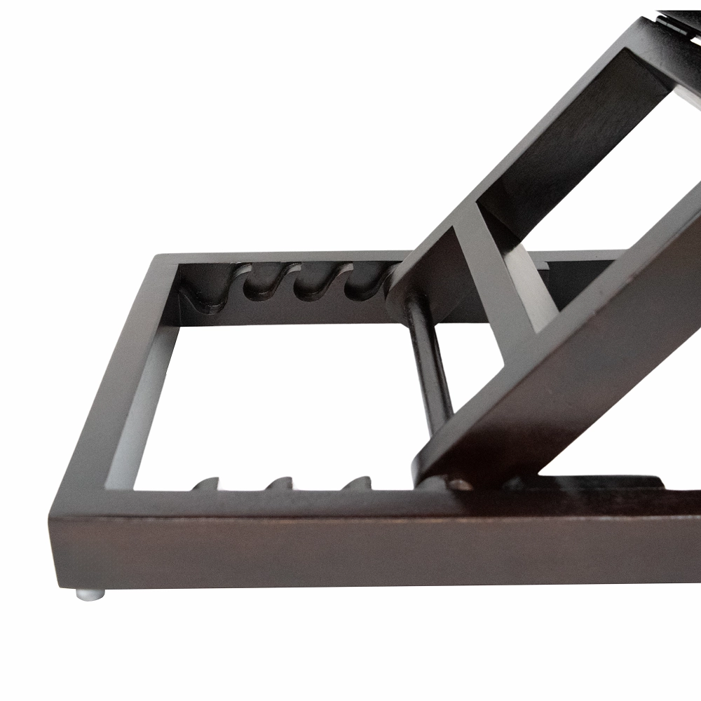 FurryLiving Wooden Ramp for Dogs and Cats (Dark Brown)