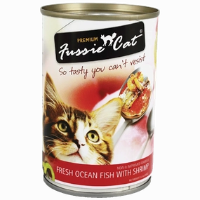 Fussie Cat Fresh Ocean Fish with Shrimp 400g