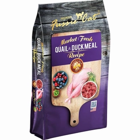 Fussie Cat Market Fresh Quail & Duck Meal Recipe Grain-Free Dry Cat Food