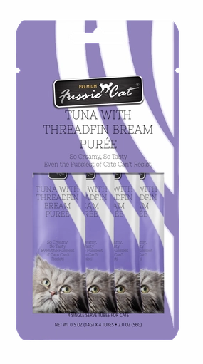 Fussie Cat Pure - Tuna with Threadfin Bream 4pk 2oz Bag