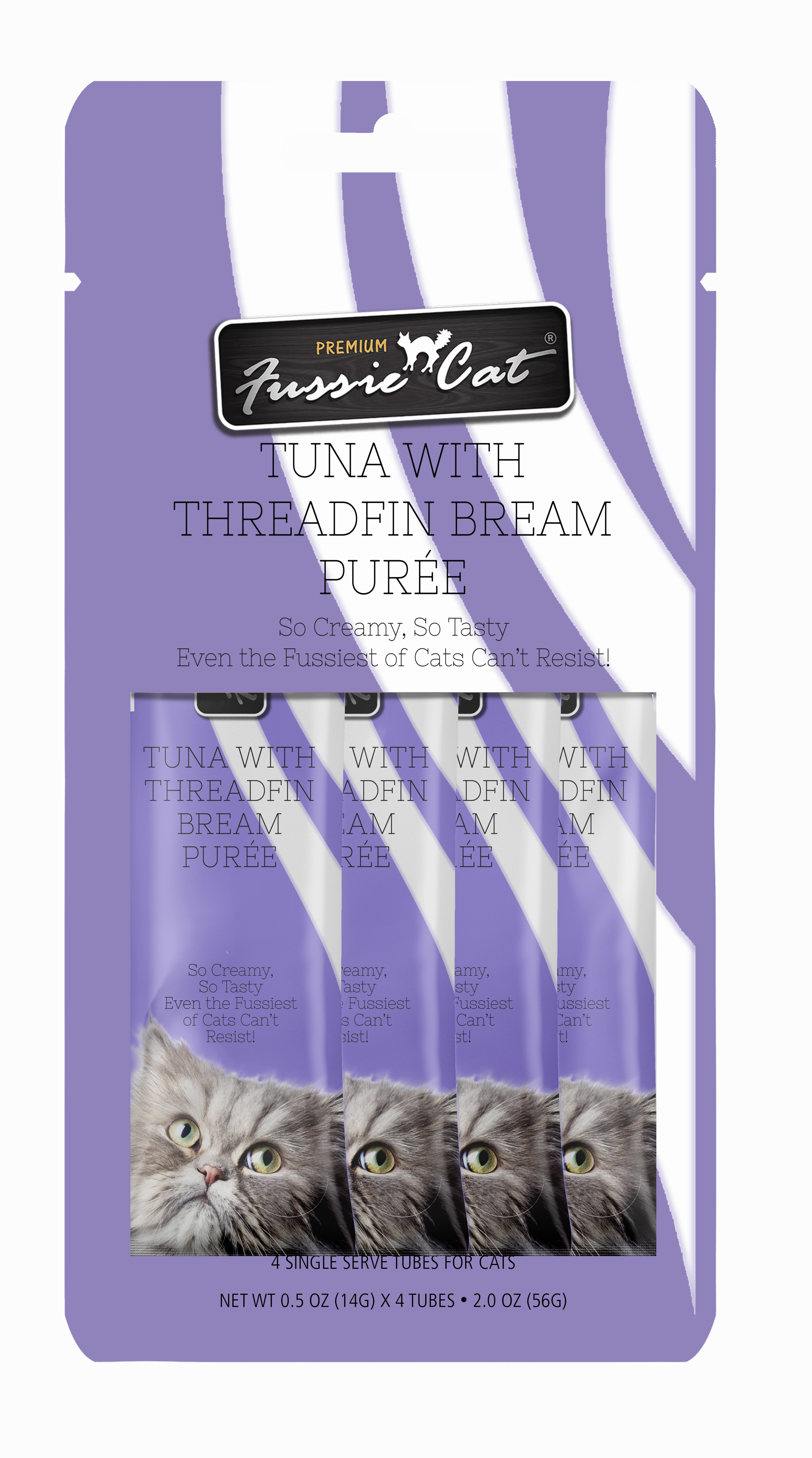 Fussie Cat Pure - Tuna with Threadfin Bream 4pk 2oz Bag
