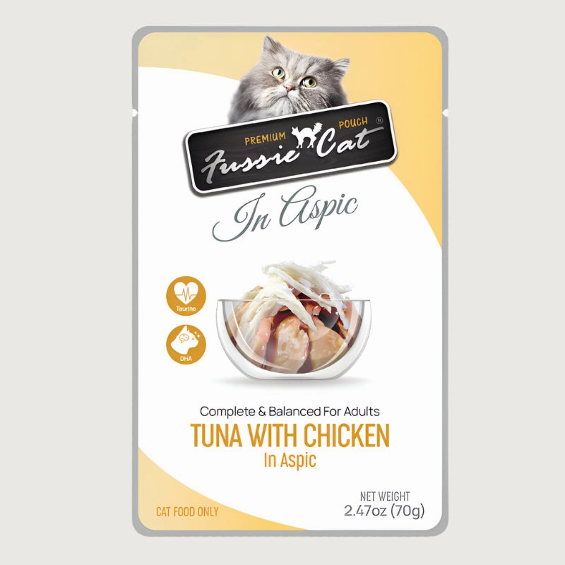 FUSSIE CAT Tuna with Chicken in Aspic Cat Food