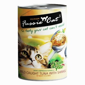 Fussie Cat Wild Caught Tuna with Shirasu 400g