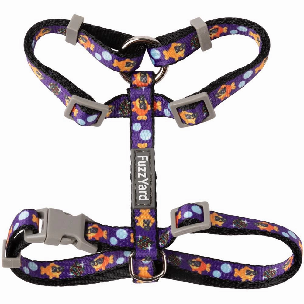 FuzzYard Cat Harness & Leash Walking Set (Caturday Night Fever)