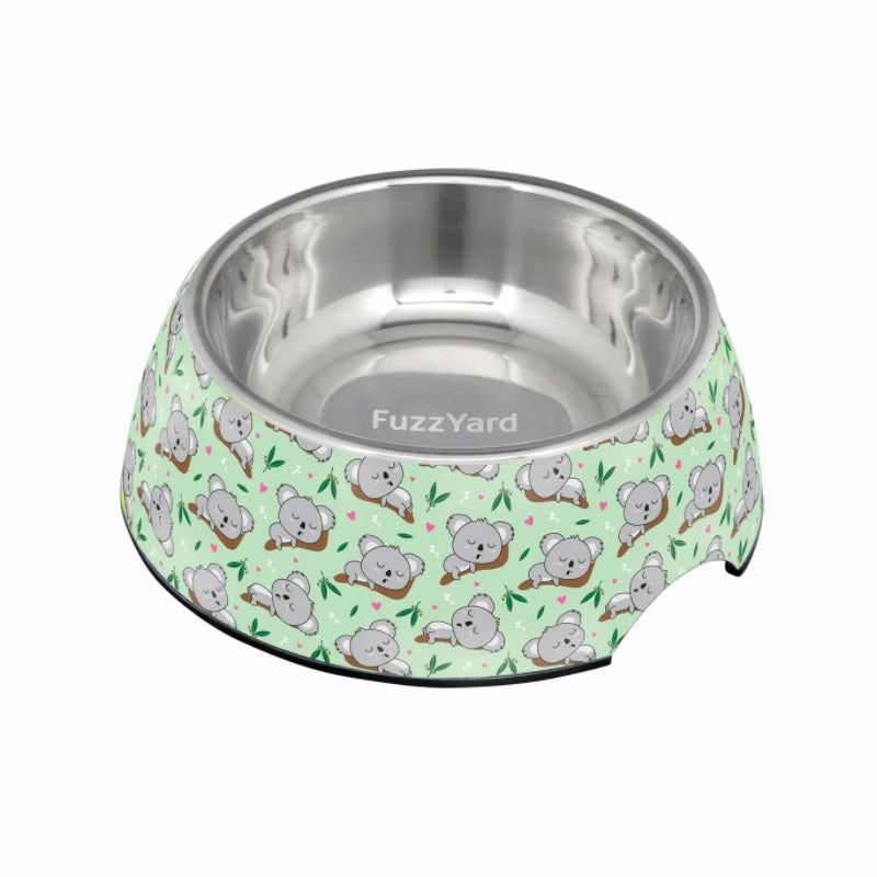 Fuzzyard Dog Bowl Melamine Dreamtime Koalas M
