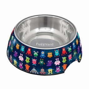 Fuzzyard Dog Bowl Melamine Yard Monsters S