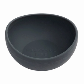 FuzzYard Dog Bowl Silicone Slate Grey S