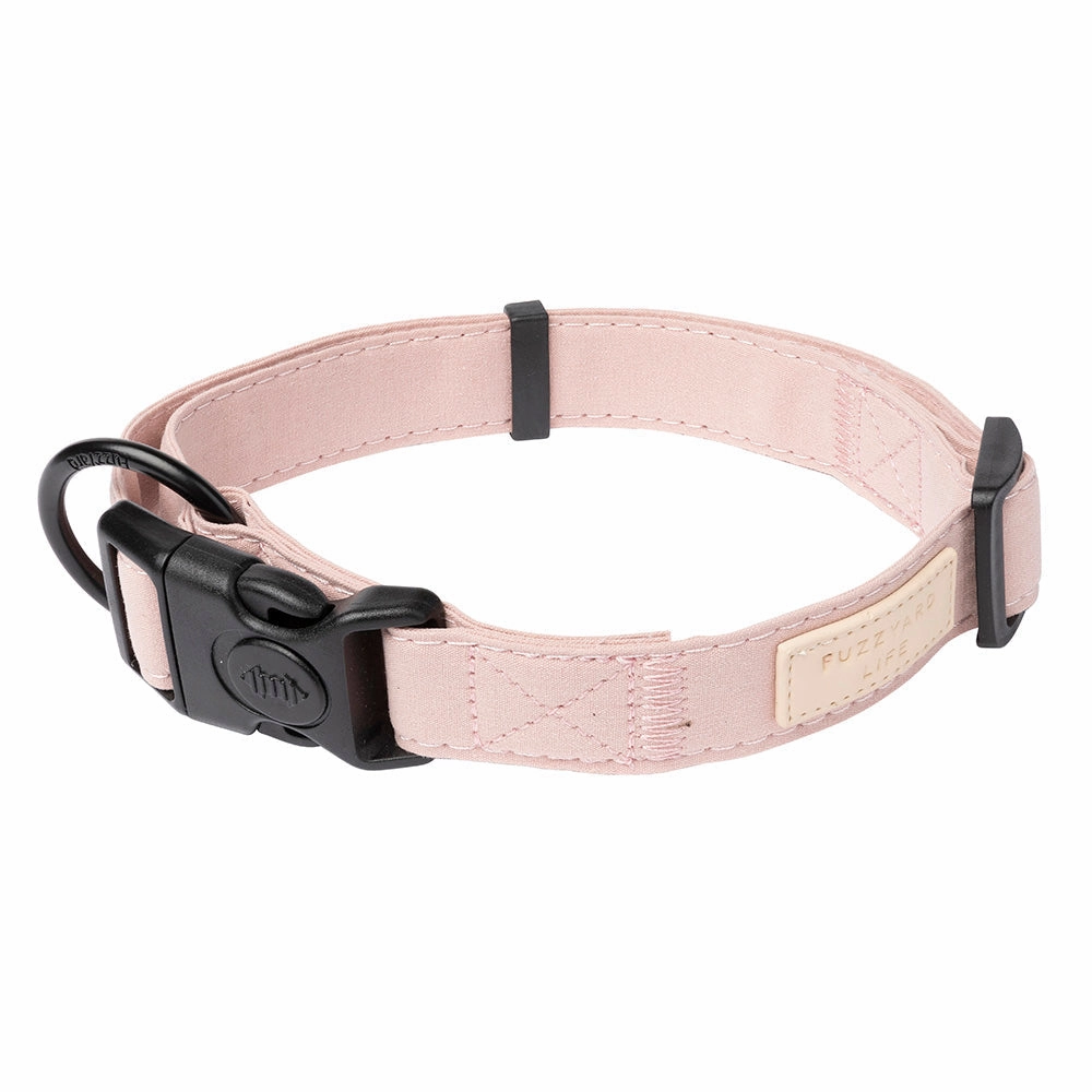 Fuzzyard Dog Collar Life Soft Blush L