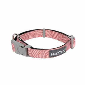 FuzzYard Dog Collar Thornbury Brick Red L