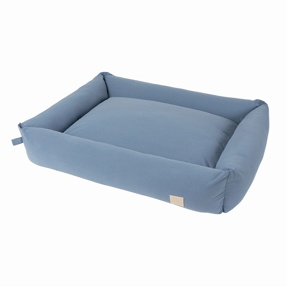 Fuzzyard Pet Bed Premium Lounge Life French Blue L