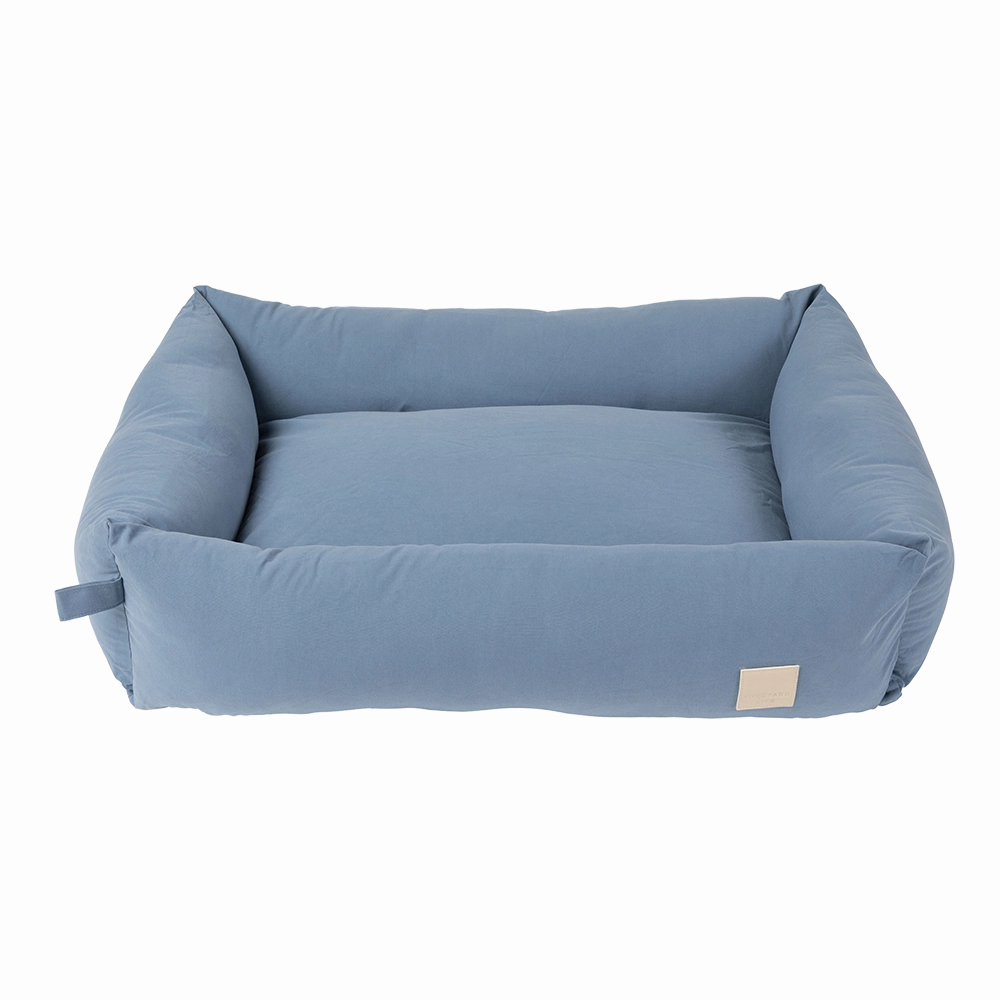 Fuzzyard Pet Bed Premium Lounge Life French Blue M