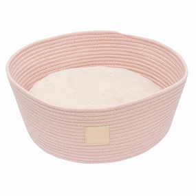 FuzzYard Pet Bed Rope Basket Life Soft Blush