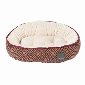 Fuzzyard Reversible Bed - Barcelona Maroon L 75cm x 80cm