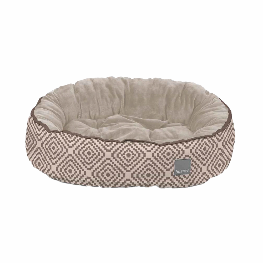 Fuzzyard Reversible Bed - Malta Mocha M 65cm x 74cm