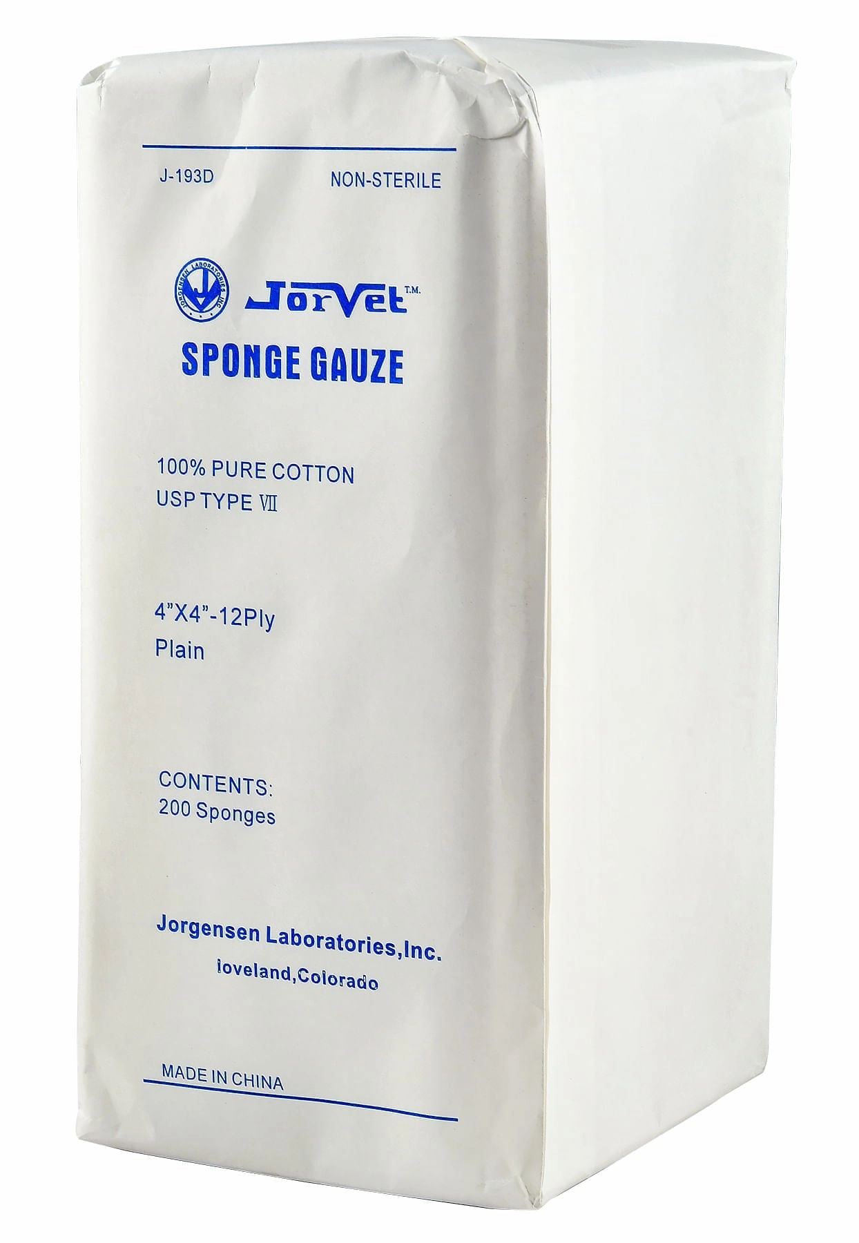 Gauze Dressing Sponges, 200 Pack