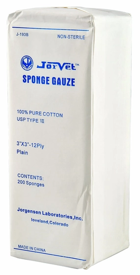 Gauze Dressing Sponges, 200 Pack