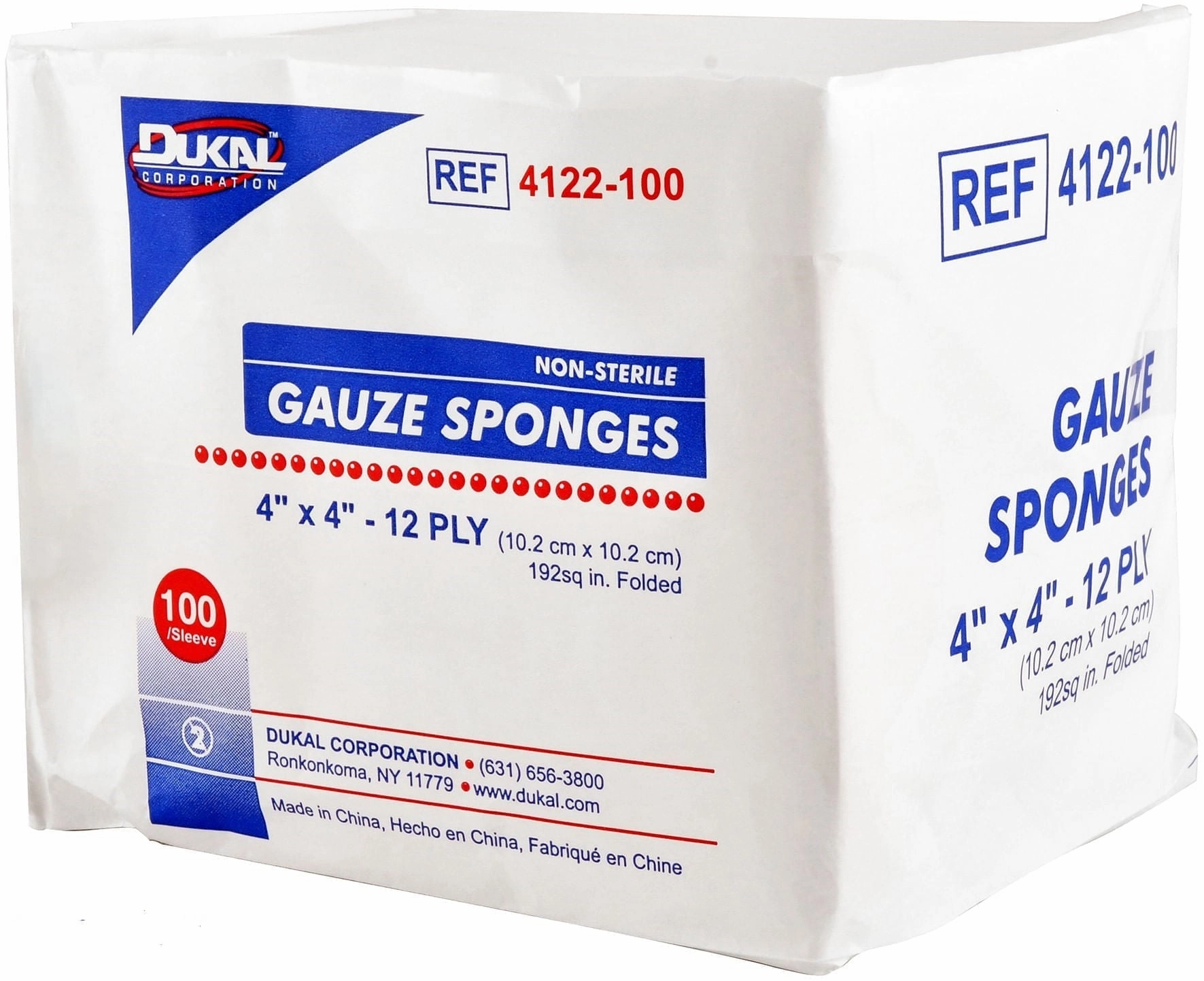 Gauze Sponges (Non Sterile) 4" x 4"