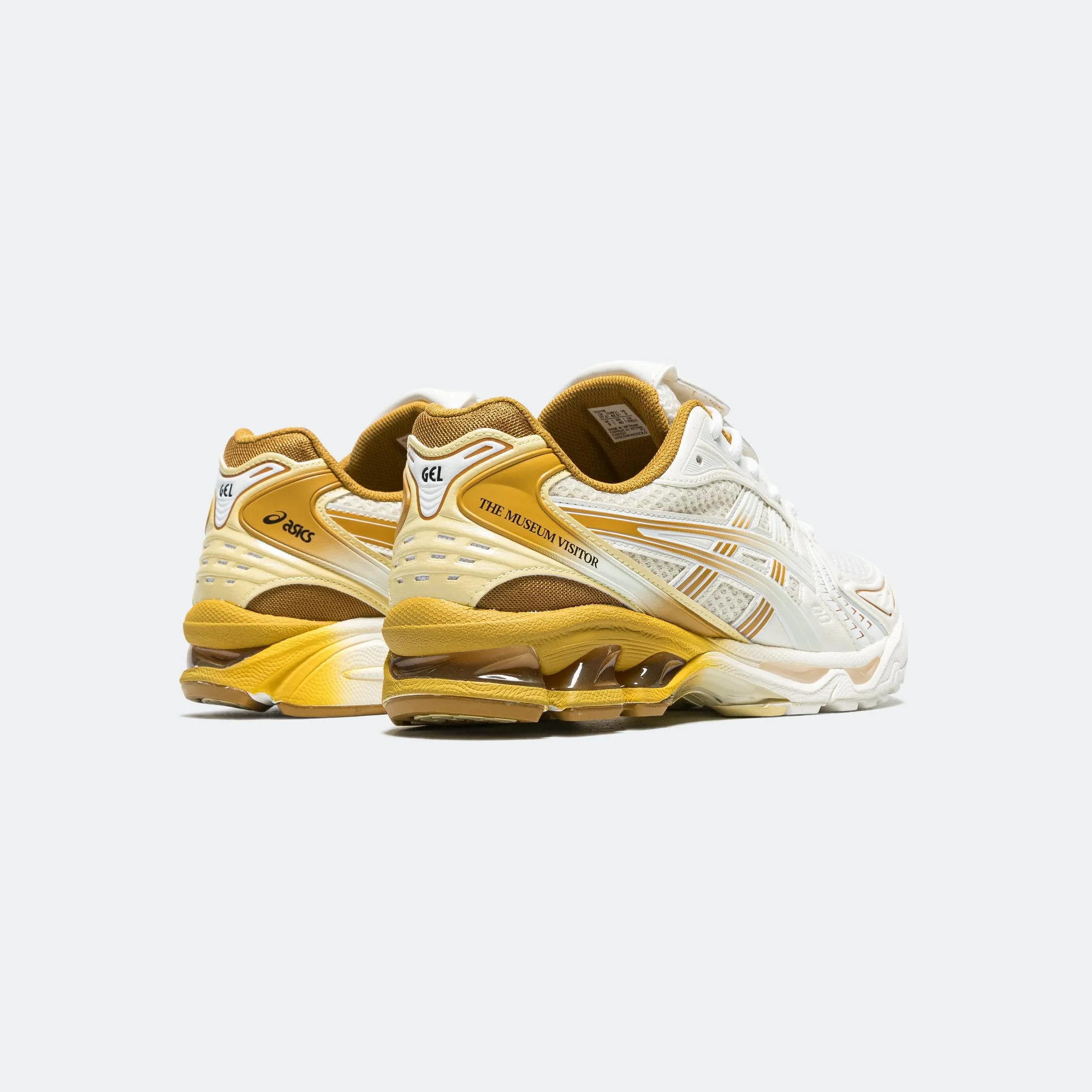 GEL-Kayano 14 x THE MUSEUM VISITOR - Chaussures asics Crème/Brun Minéral
