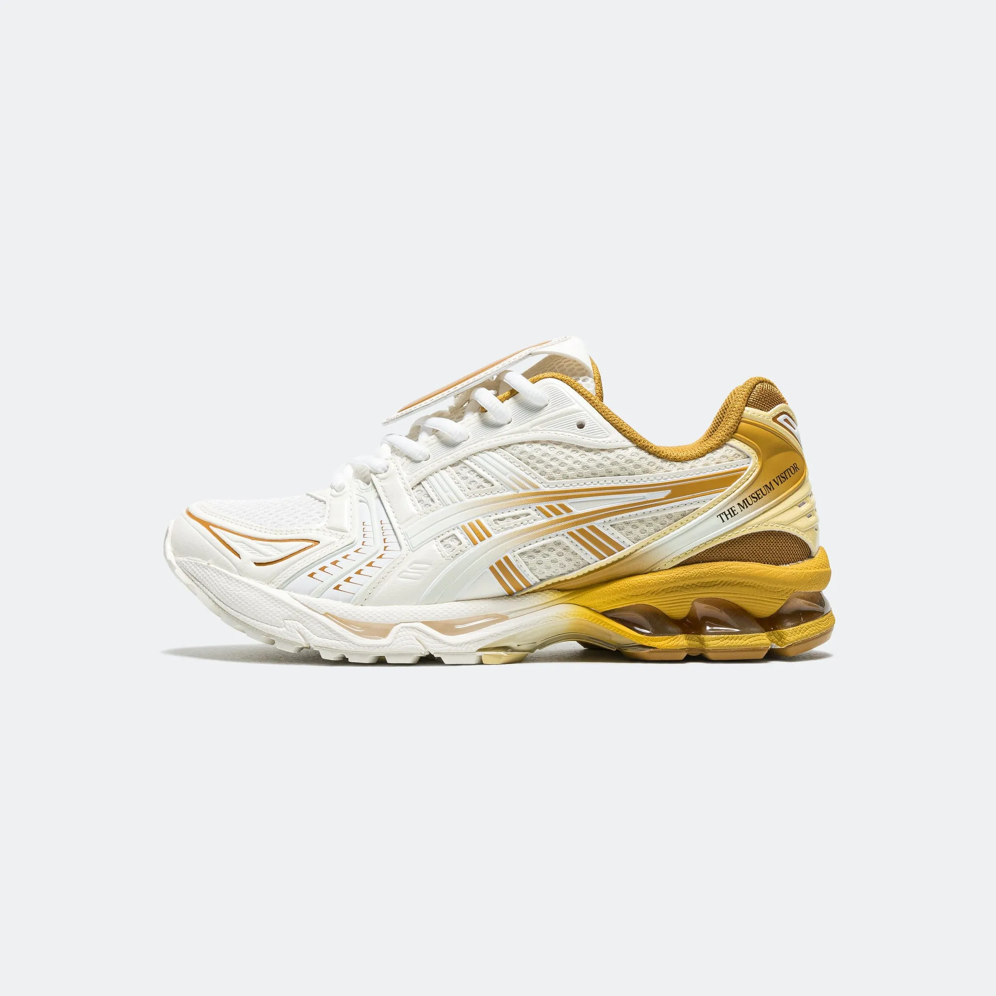 GEL-Kayano 14 x THE MUSEUM VISITOR - Chaussures asics Crème/Brun Minéral