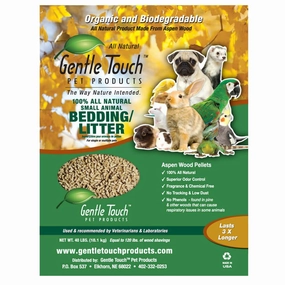 Gentle Touch Bedding/ Aspen Pellets, 40 lbs