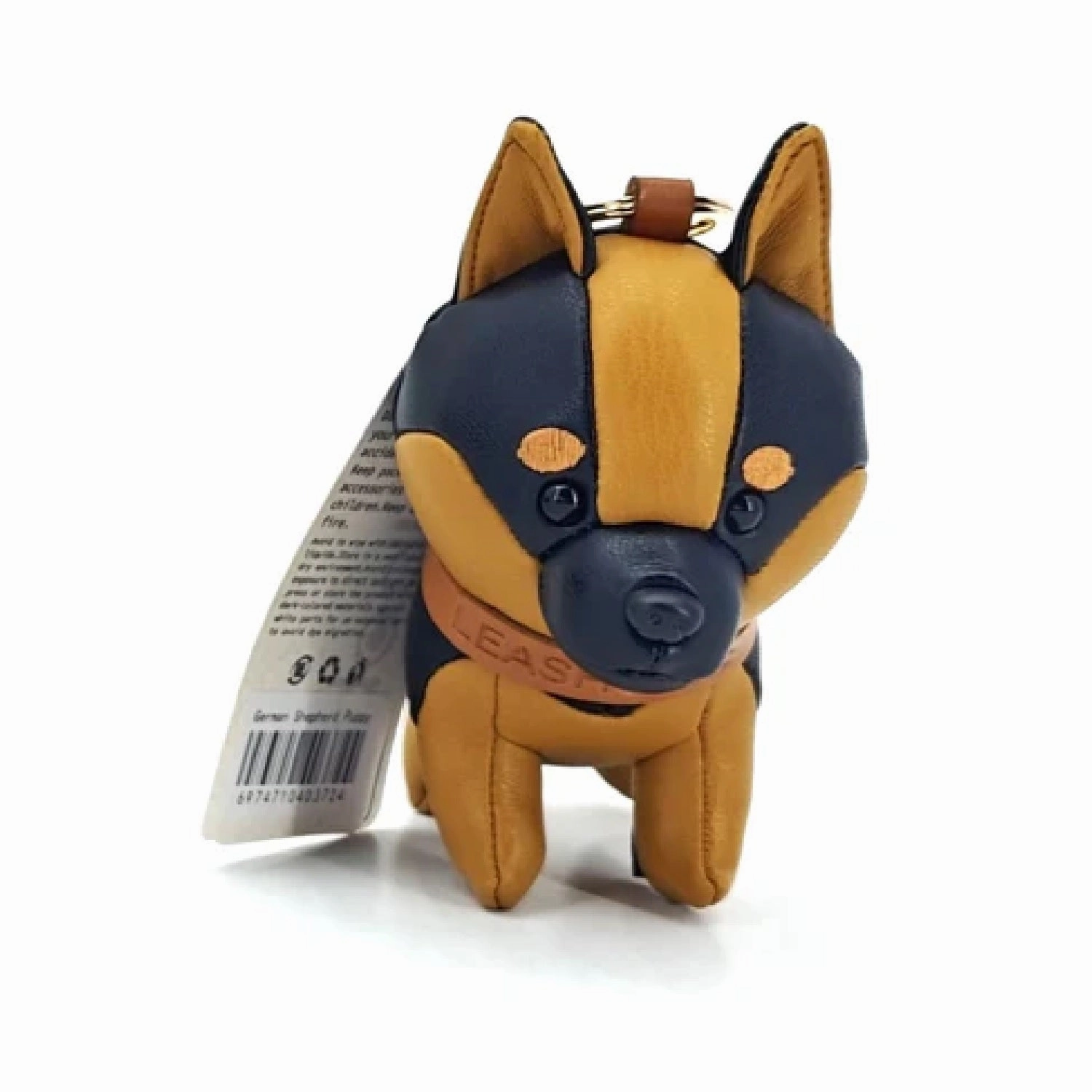 German Shepherd Leather Charm