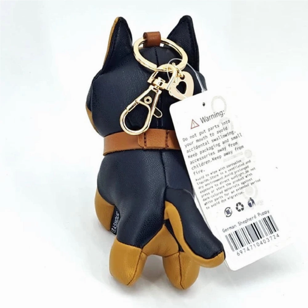 German Shepherd Leather Charm