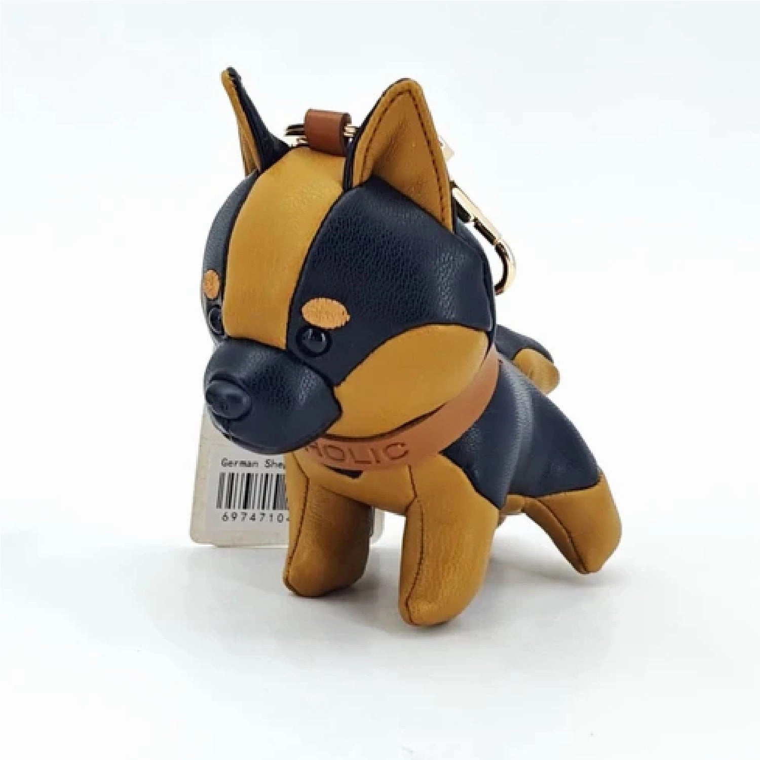 German Shepherd Leather Charm