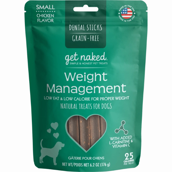 Get Naked Weight Management Small Dental Chew Sticks