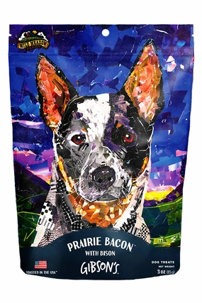 Gibson's Prairie Bacon with Bison Jerky Dog Treats