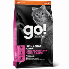 Go! Solutions Skin   Coat Care Chicken Recipe Dry Cat Food 3lb